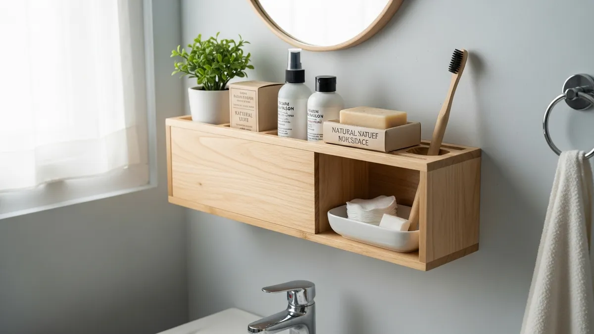 Minimalist bathroom soap holder design for Indonesian homes