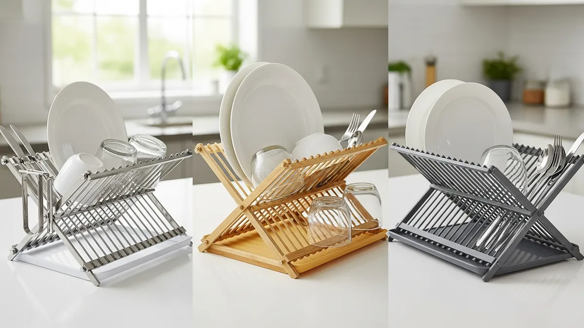 Latest dish rack materials 2026 including eco-friendly and antimicrobial coating options